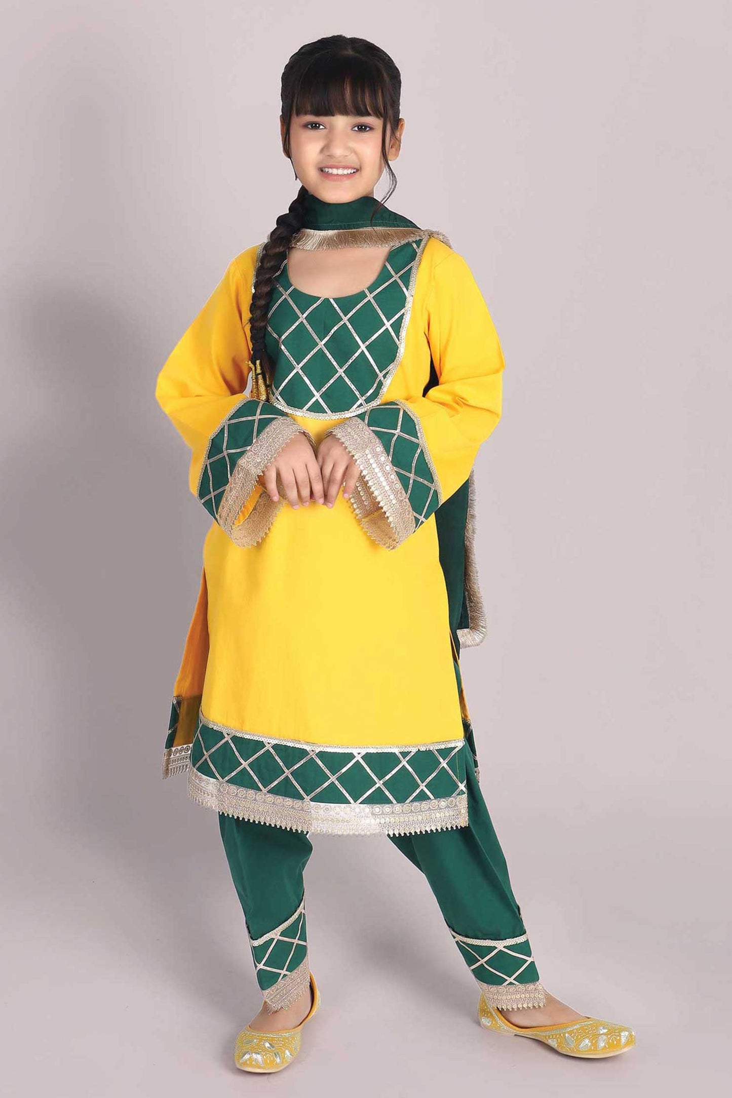 Utlus A-line kurti & salwar set