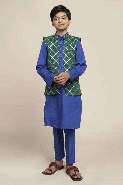 Eri Short Jacket Kurta & Pants Set