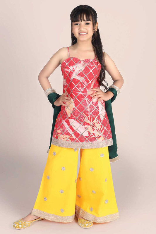 Luri short kurti & palazzo set