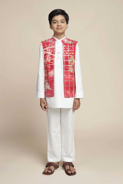 Ora Short Jacket Kurta & Basic Pants Set