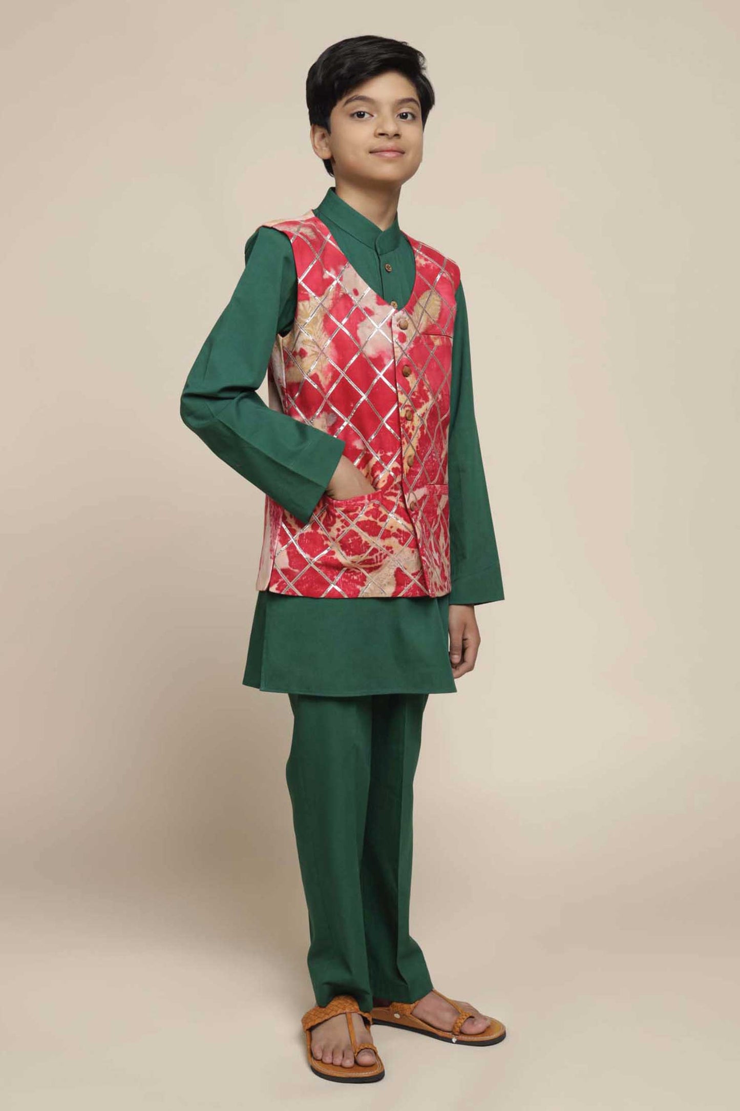 Daria Short Jacket Kurta & Pants Set