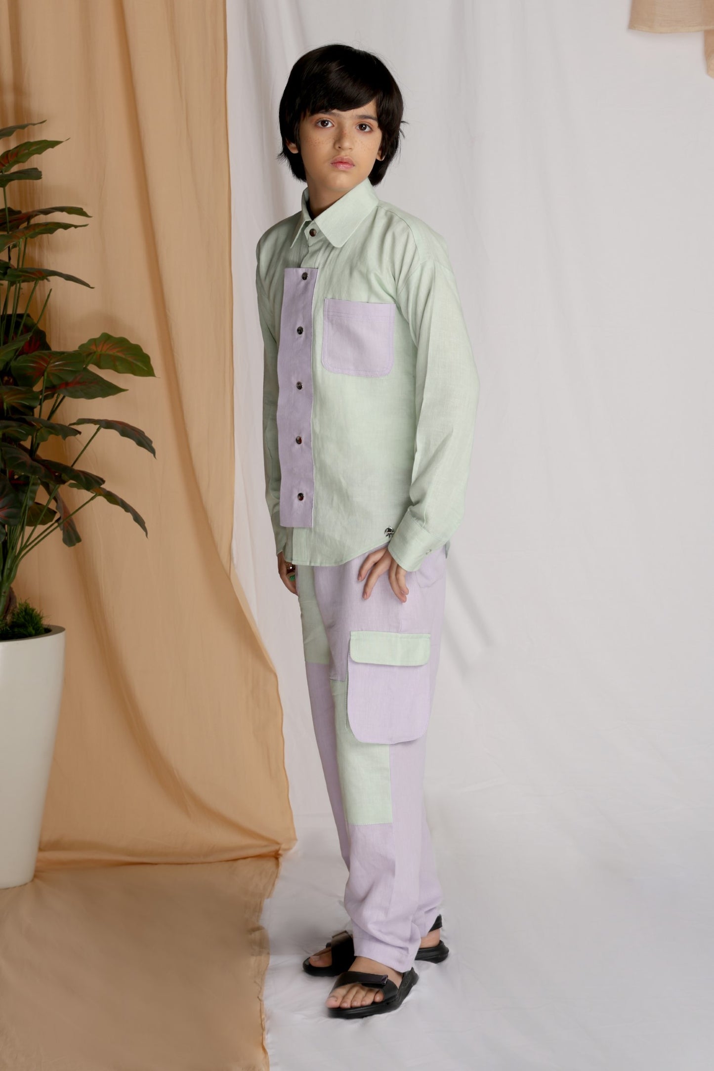 FERN PANELLED SHIRT