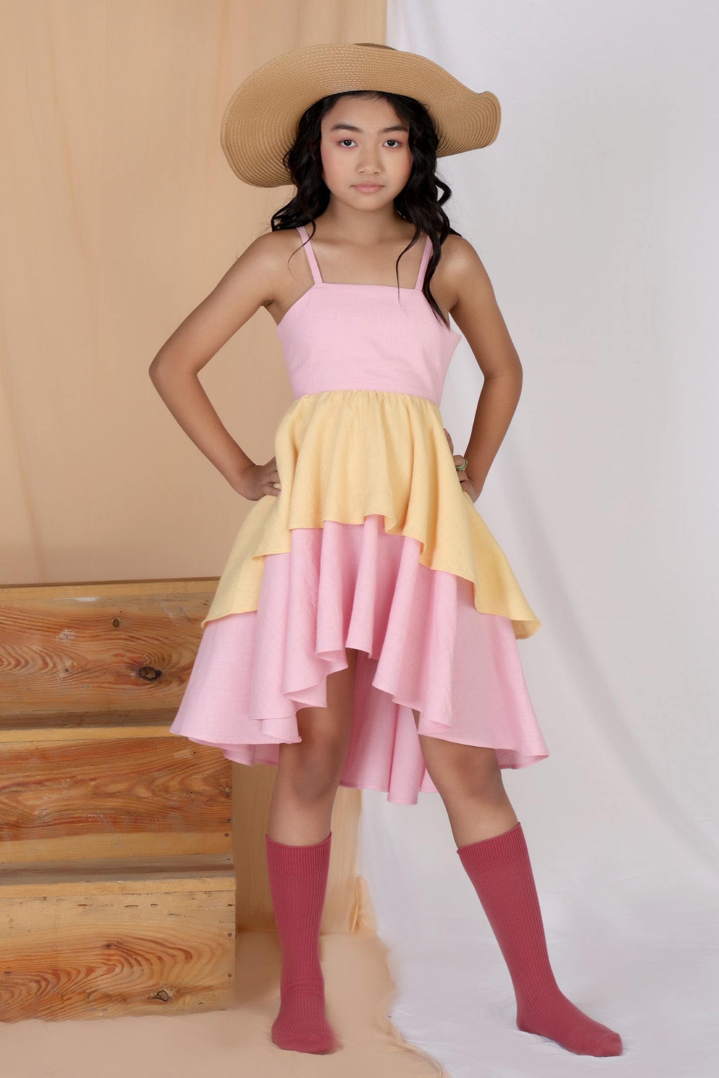 HEATHER TIERED DRESS