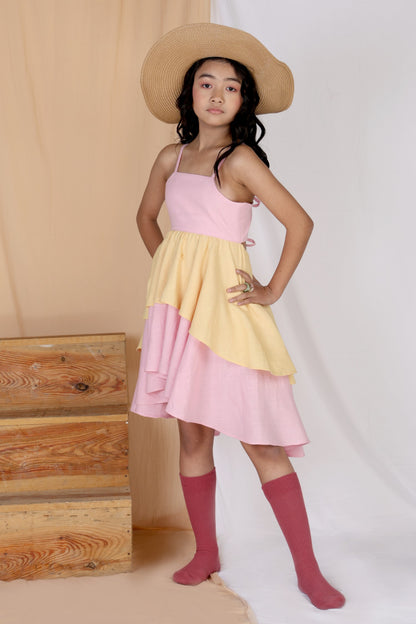 HEATHER TIERED DRESS