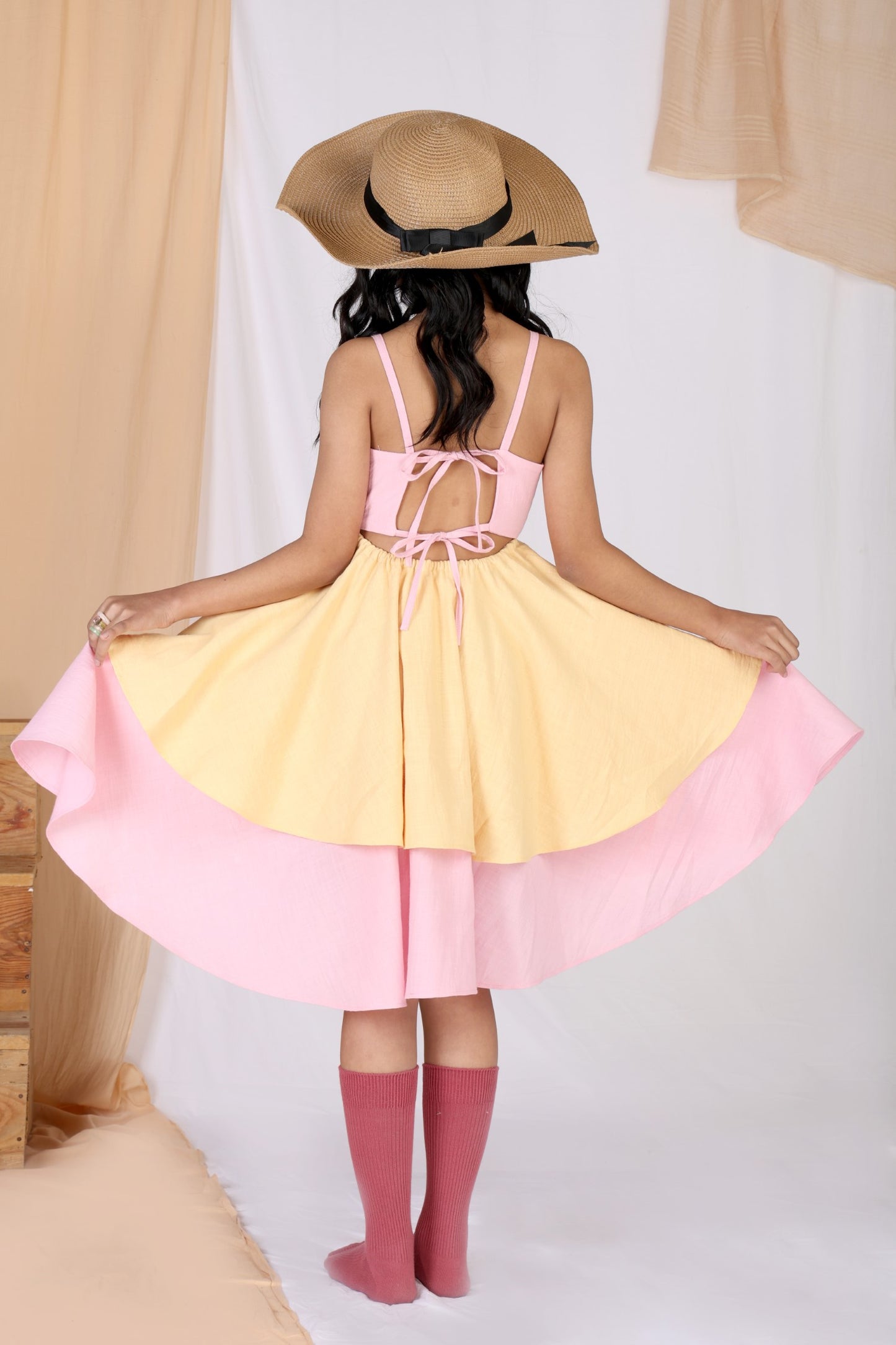 HEATHER TIERED DRESS