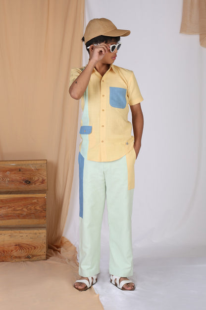 HOSTA PANELLED SHIRT