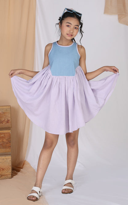 COSMOS COLORBLOCK DRESS