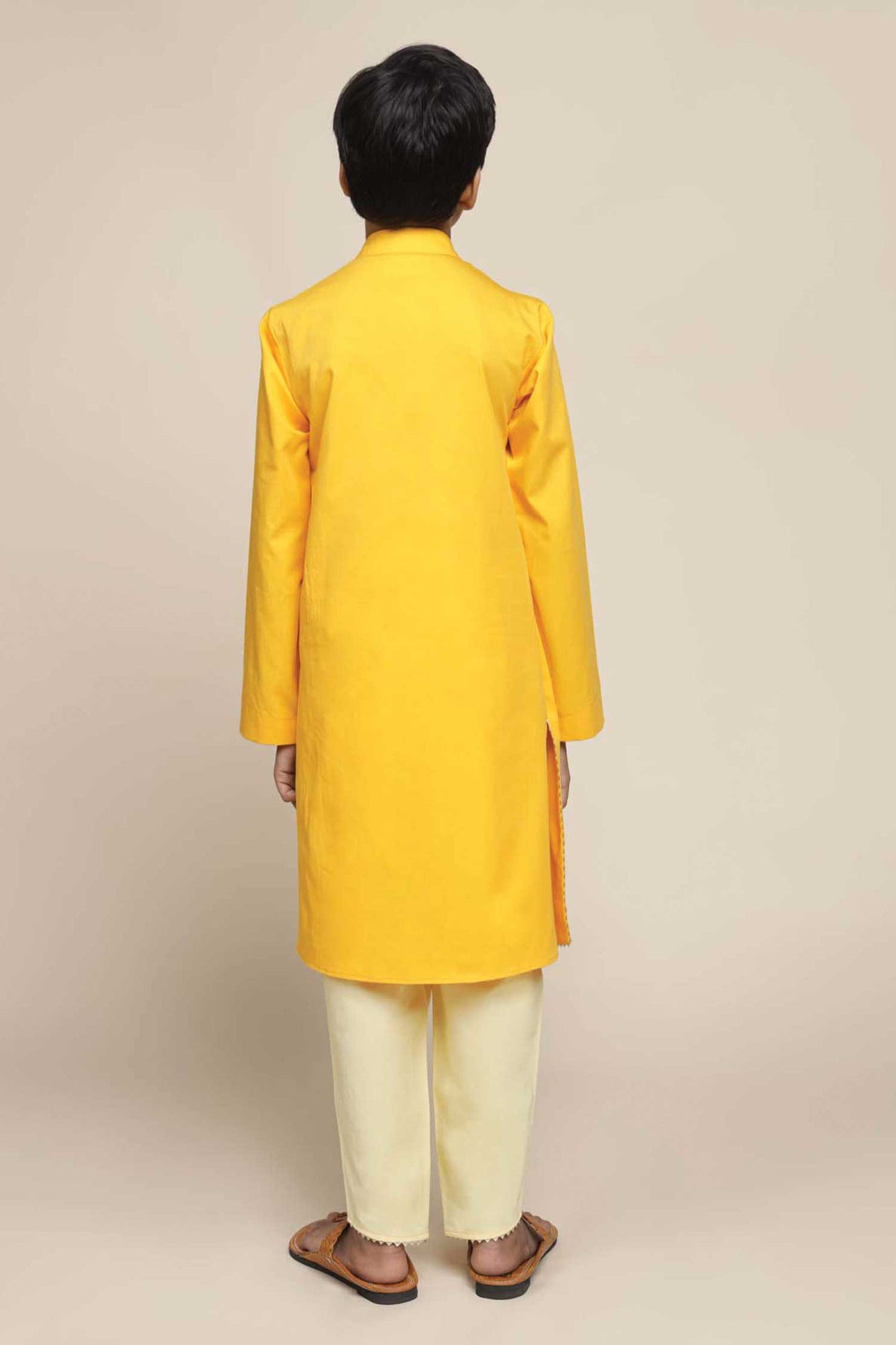 Shon Angrakha Style Kurta & Tulip Dhoti Set