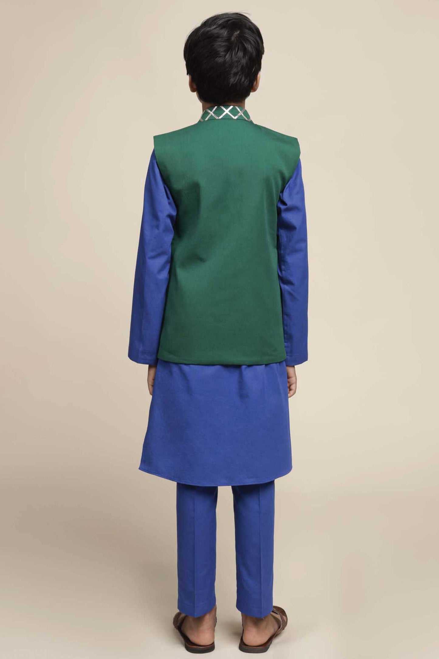 Eri Short Jacket Kurta & Pants Set