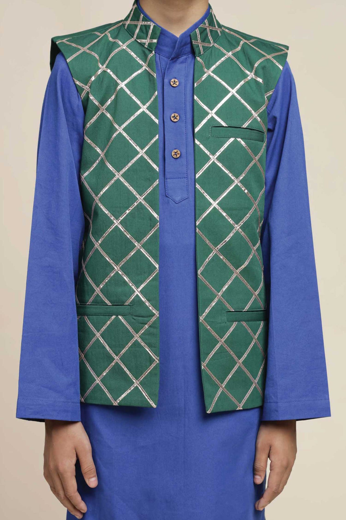 Eri Short Jacket Kurta & Pants Set