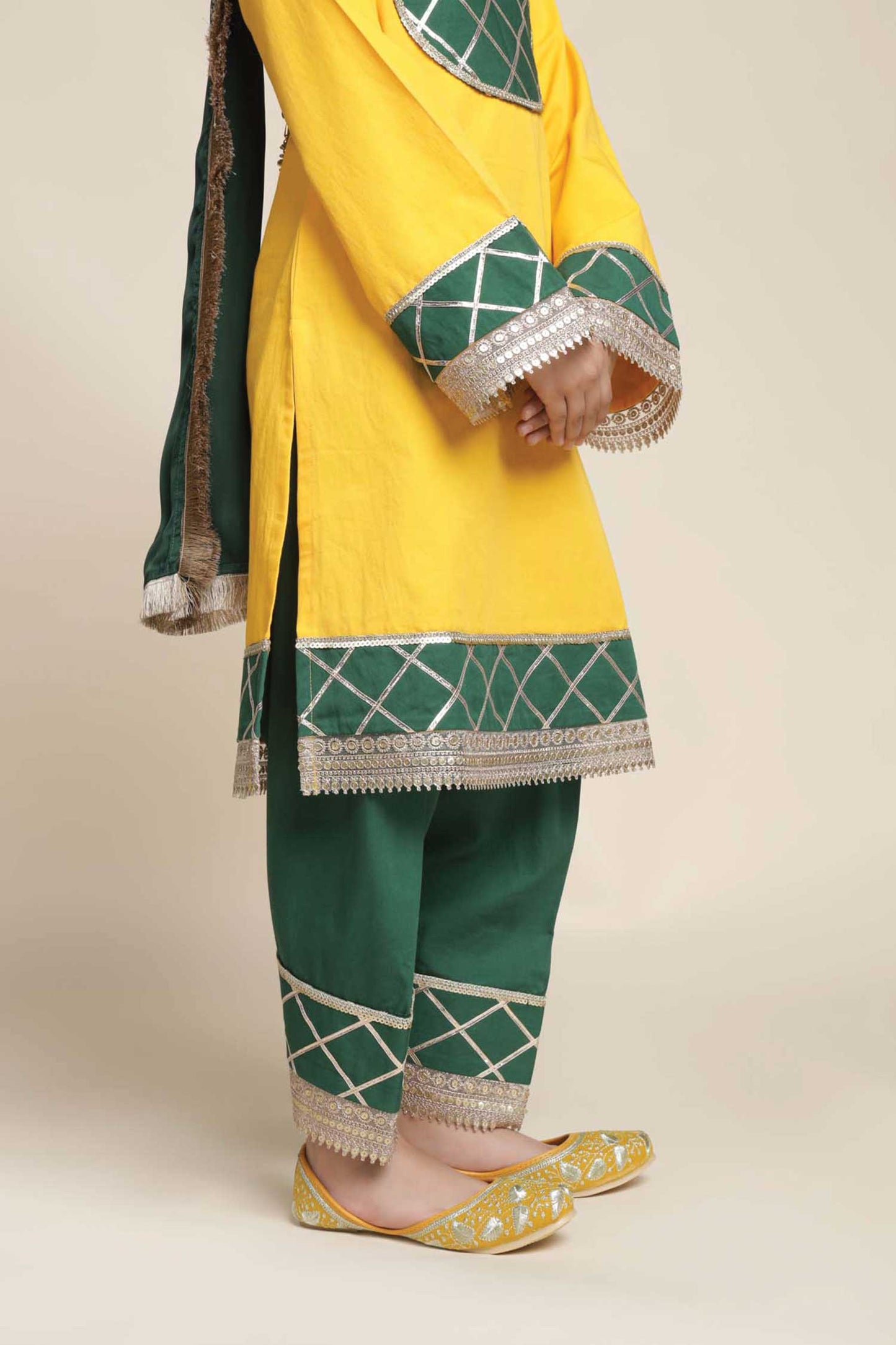 Utlus A-line kurti & salwar set