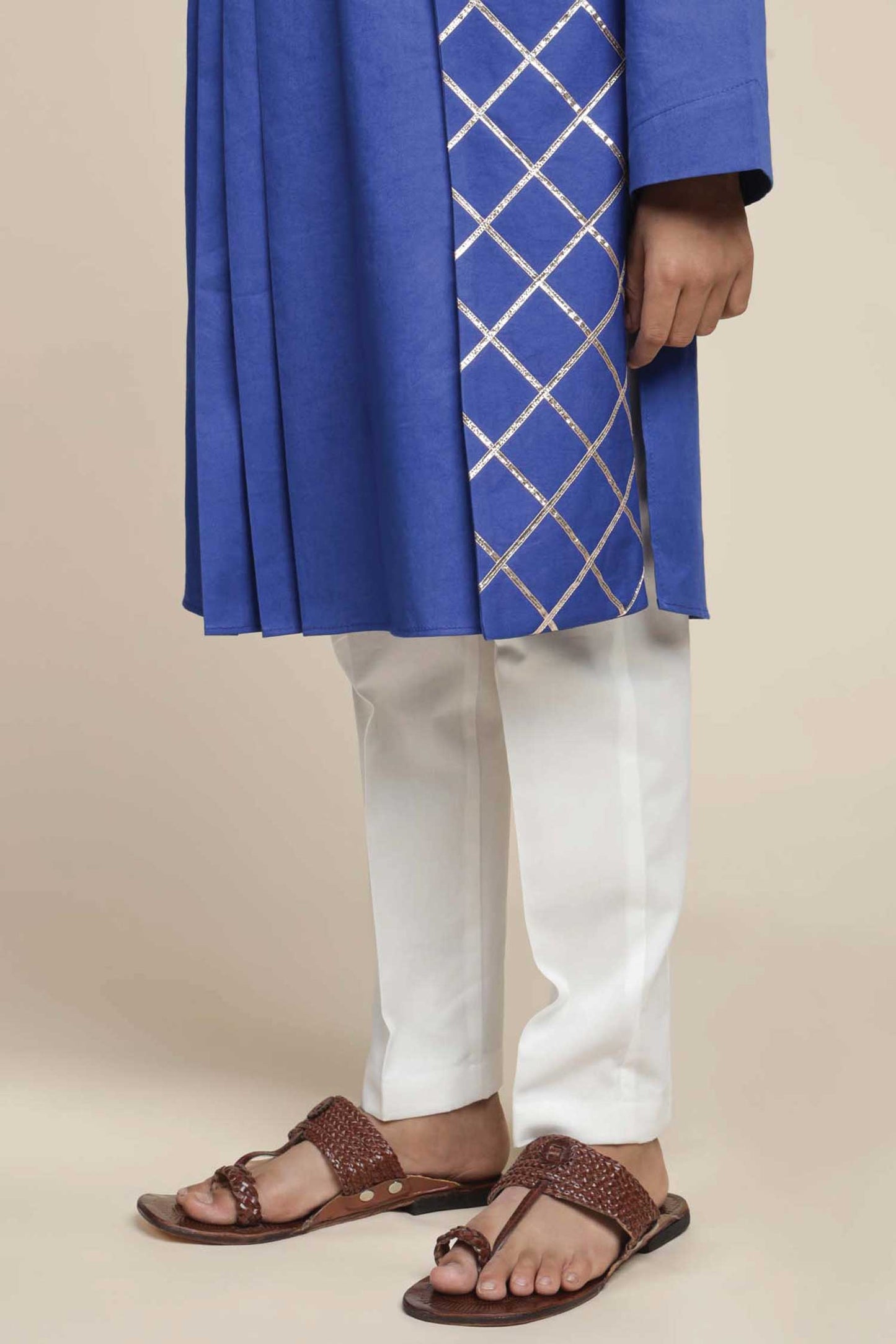 Onya Pleated Kurta & Pants Set