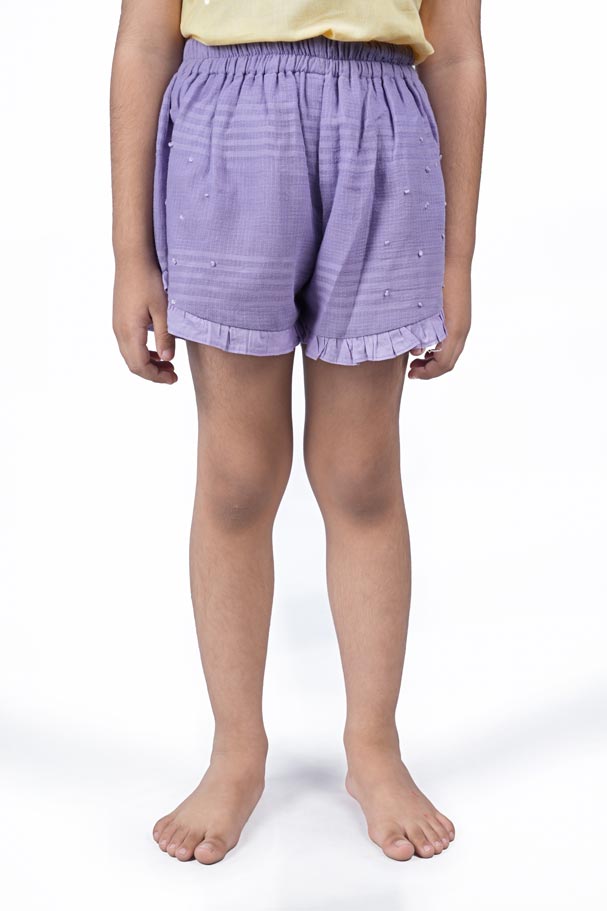 CACI RUFFLE SHORTS