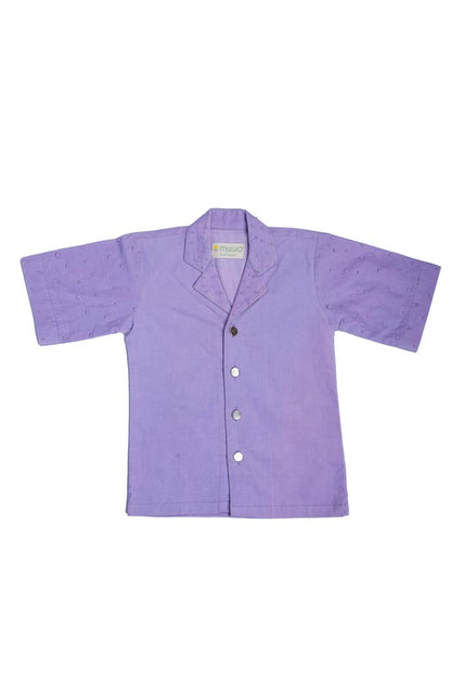 KYUKA SOLID BLAZER SHIRT