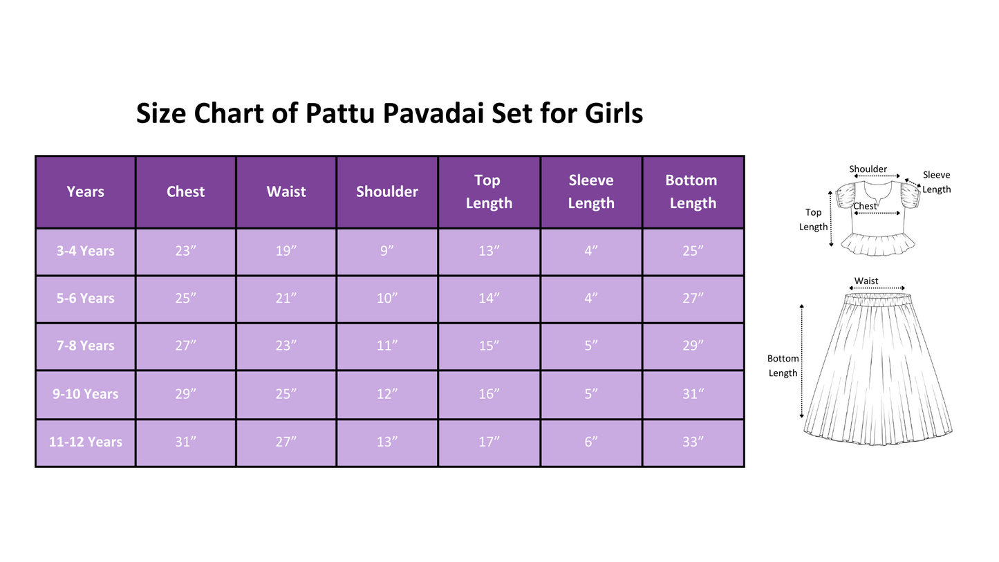 Kanji Pattu Pavadai Set